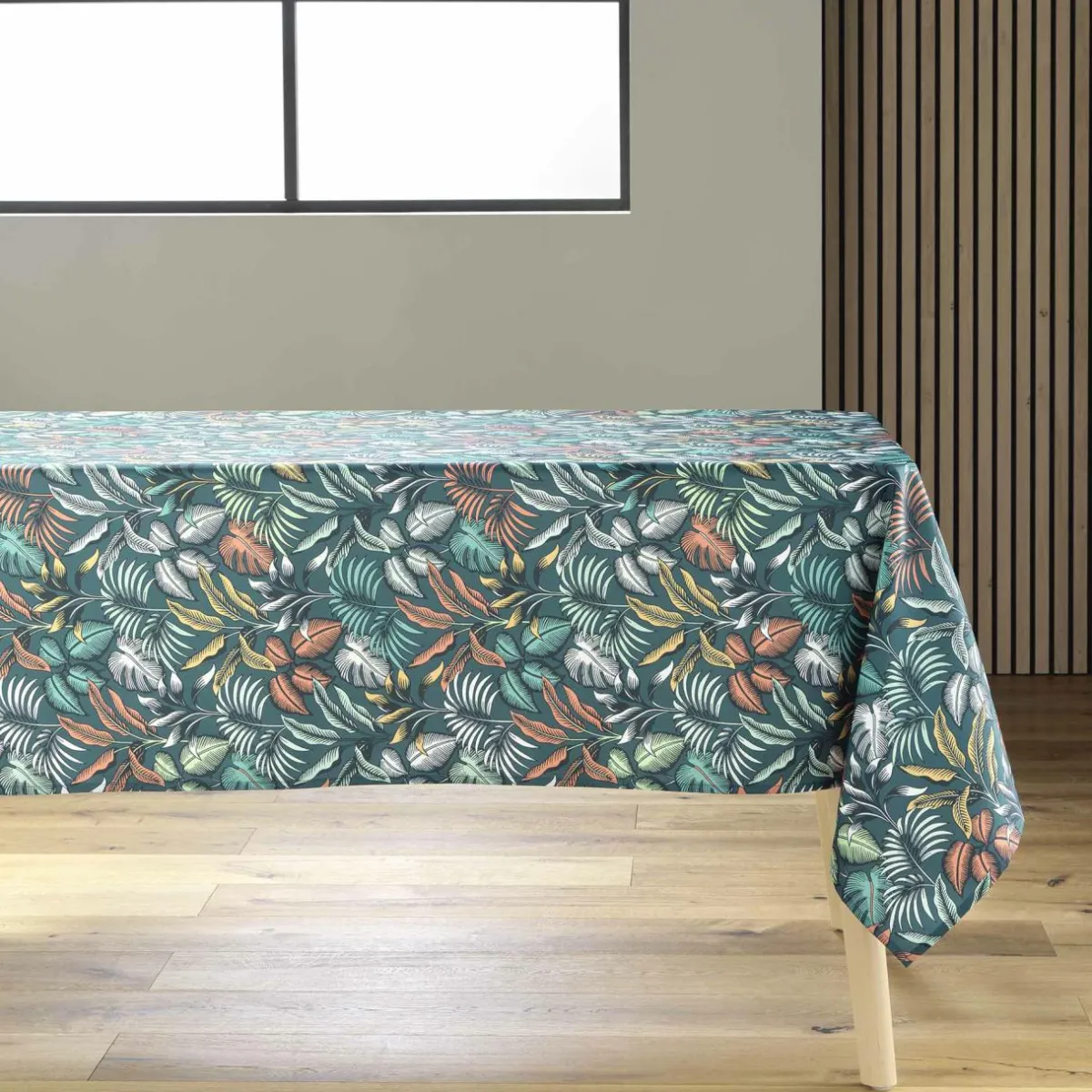 douceur d'intu017drieur Nappe rectangulaire anti tache (145 x 240 cm) Stylis e Bleu Discount