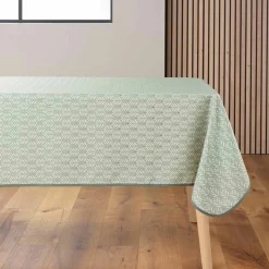 douceur d'intu017drieur Nappe rectangulaire anti tache (145 x 240 cm) Piana Vert sauge Clearance