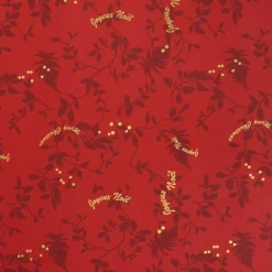 Feeric Lights & Christmas Nappe rectangulaire anti tache (140 x 240 cm) Réveillon Rouge