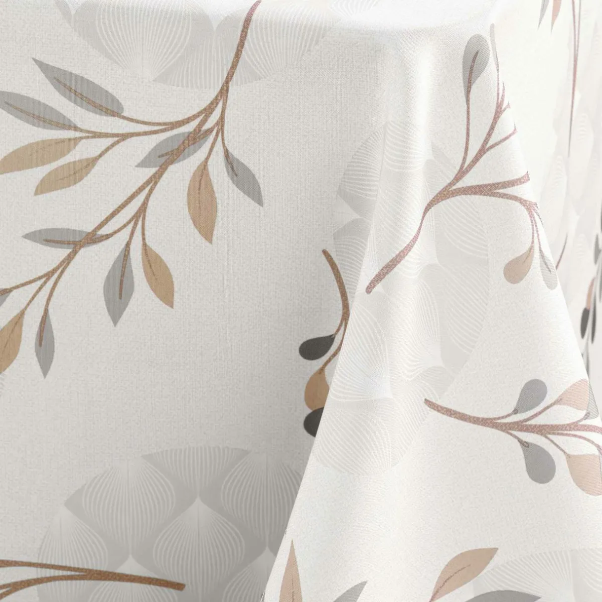 douceur d'intu017drieur Nappe rectangulaire anti tache (150 x 240 cm) Manola Ecru Online