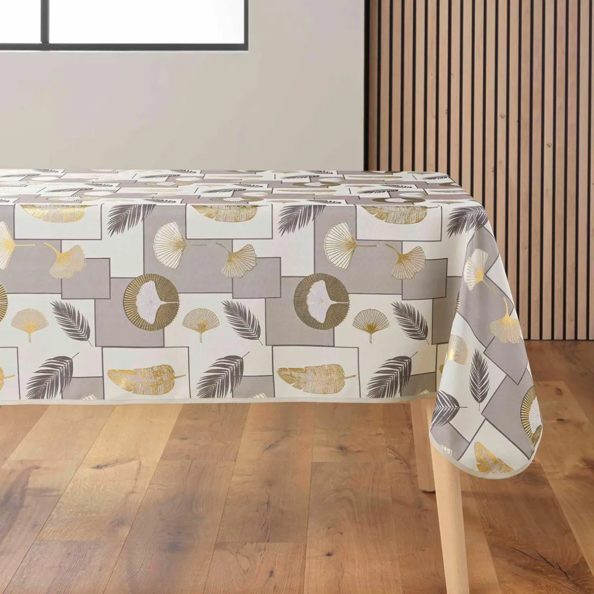 douceur d'intu017drieur Nappe rectangulaire anti tache (145 x 240 cm) Natane Beige Online