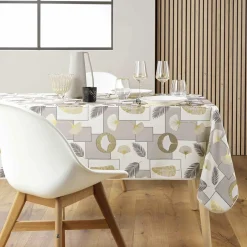 douceur d'intu017drieur Nappe rectangulaire anti tache (145 x 240 cm) Natane Beige Online