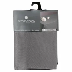 ATMOSPHERA Nappe rectangulaire anti tache (150 x 300 cm) Lina e Gris Hot