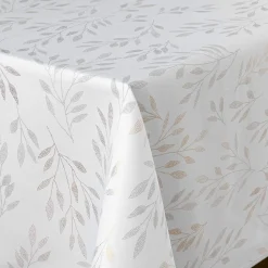 DOUCEUR D'INTERIEUR Nappe rectangulaire anti tache (150 x 240 cm) Lonigold he Blanc Sale