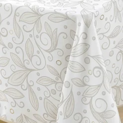 douceur d'intu017drieur Nappe rectangulaire anti tache (145 x 240 cm) Leya Beige Sale