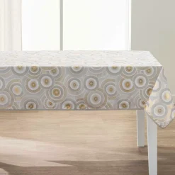 douceur d'intu017drieur Nappe rectangulaire antitache (145 x 240 cm) Eclipse he Blanc Discount