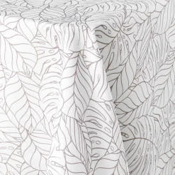DOUCEUR D'INTERIEUR Nappe rectangulaire anti-taches (150 x 240 cm) Solea he Blanc New