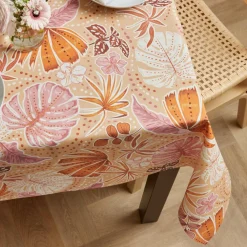 EMINZA Nappe rectangulaire coton enduit (150 x 350 cm) Tenerife Multicolore Outlet