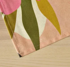 EMINZA Nappe rectangulaire coton enduit (150 x 350 cm) Rio Multicolore Hot