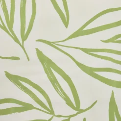 EMINZA Nappe rectangulaire coton enduit (150 x 350 cm) Galice Vert Eucalyptus Hot