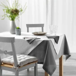 DOUCEUR D'INTERIEUR Nappe rectangulaire coton (140 x 240 cm) Charline Beige Best