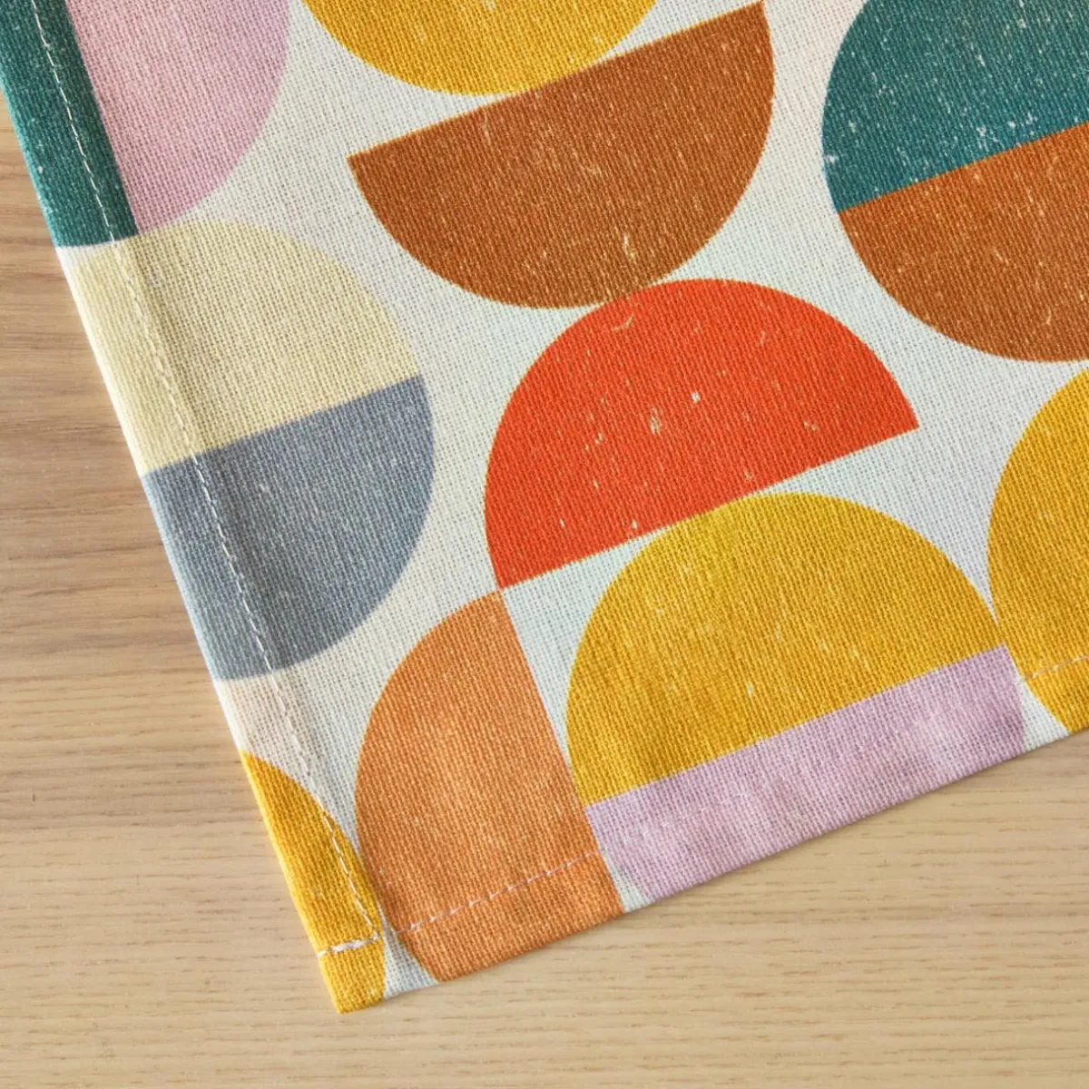 EMINZA Nappe rectangulaire coton enduit (150 x 350 cm) Brooklyn Multicolore Best