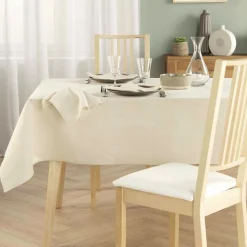 douceur d'intu017drieur Nappe rectangulaire coton (150 x 240 cm) Serafine Ecru Discount
