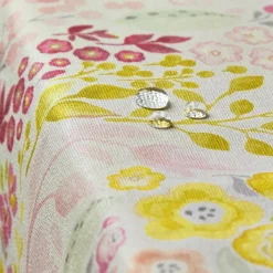 EMINZA Nappe rectangulaire coton enduit (150 x 350 cm) Paquerettes Multicolore Online