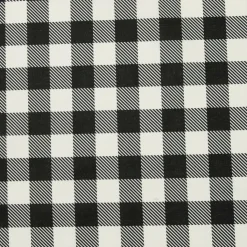 EMINZA Nappe rectangulaire coton enduit (150 x 350 cm) Vichy e Noir Outlet