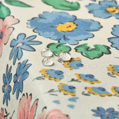 EMINZA Nappe rectangulaire coton enduit (150 x 350 cm) Corolle Multicolore Best