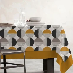 EMINZA Nappe rectangulaire coton enduit (150 x 350 cm) Harlem Multicolore Sale