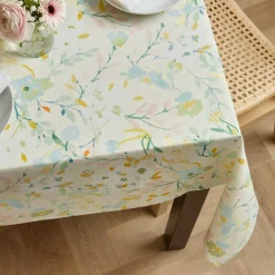 EMINZA Nappe rectangulaire coton enduit (150 x 350 cm) Ornella Multicolore Online