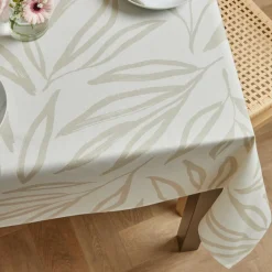 EMINZA Nappe rectangulaire coton enduit (150 x 250 cm) Galice Beige