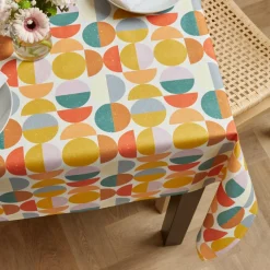 EMINZA Nappe rectangulaire coton enduit (150 x 250 cm) Brooklyn Multicolore Online
