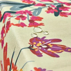 EMINZA Nappe rectangulaire coton enduit (150 x 250 cm) Margot Multicolore New