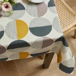 EMINZA Nappe rectangulaire coton enduit (150 x 250 cm) Harlem Multicolore Hot