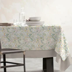 EMINZA Nappe rectangulaire coton enduit (150 x 250 cm) Ornella Multicolore Clearance