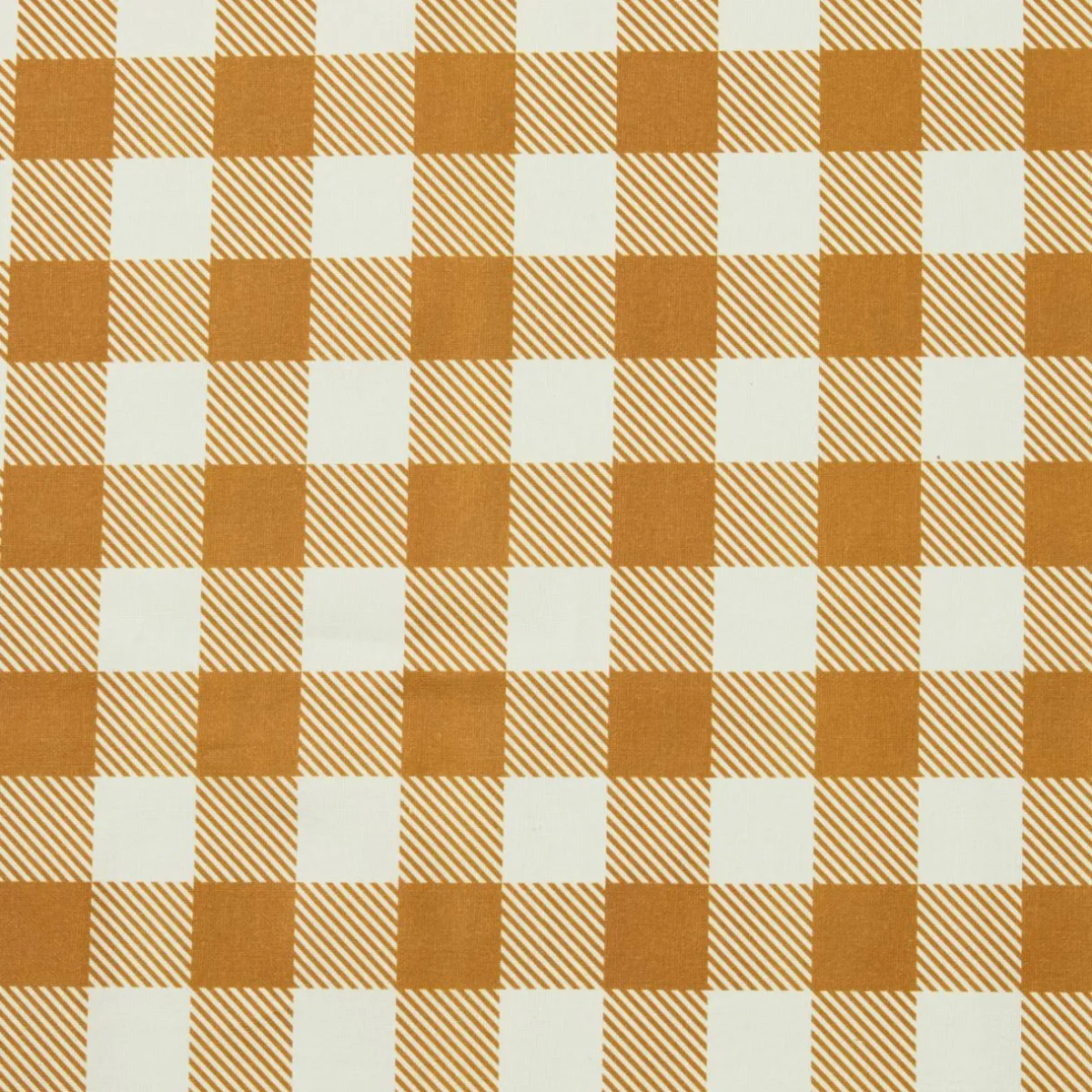 EMINZA Nappe rectangulaire coton enduit (150 x 350 cm) Vichy Jaune moutarde Clearance
