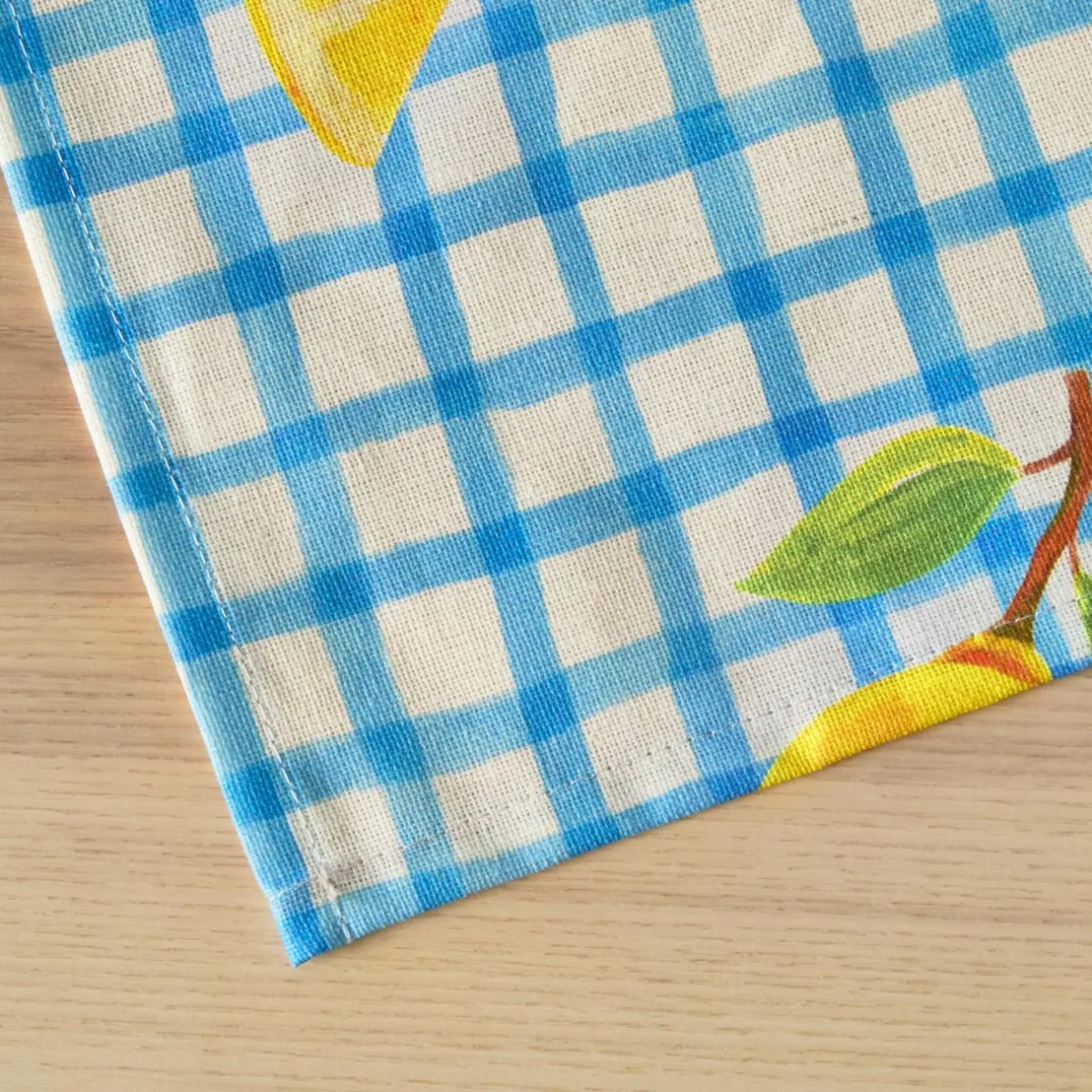 EMINZA Nappe rectangulaire coton enduit (150 x 250 cm) Menton e Bleu Best