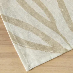 EMINZA Nappe rectangulaire coton enduit (150 x 350 cm) Galice Beige Best