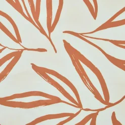 EMINZA Nappe rectangulaire coton enduit (150 x 350 cm) Galice Terracotta Sale