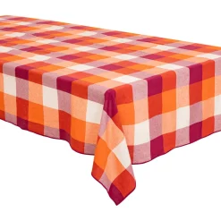 Atmosphera, cru017dateur d'intu017drieur Nappe rectangulaire coton (150 x 250 cm) Madras Multicolore