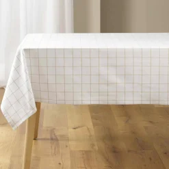 douceur d'intu017drieur Nappe rectangulaire coton (140 x 240 cm) Axel he Blanc Clearance