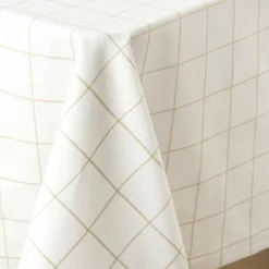 douceur d'intu017drieur Nappe rectangulaire coton (140 x 240 cm) Axel he Blanc Clearance