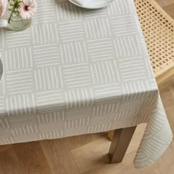 EMINZA Nappe rectangulaire coton enduit (150 x 350 cm) Paolo Beige Best