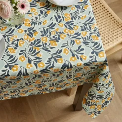 EMINZA Nappe rectangulaire coton enduit (150 x 250 cm) Mafalda Multicolore