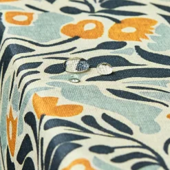 EMINZA Nappe rectangulaire coton enduit (150 x 250 cm) Mafalda Multicolore