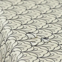 EMINZA Nappe rectangulaire coton enduit (150 x 350 cm) Clara e Gris New