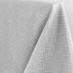 douceur d'intu017drieur Nappe rectangulaire enduite (140 x 250 cm) Azuline e Gris Outlet