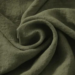 EMINZA Nappe rectangulaire lin lavé (170 x 250 cm) Louise Vert romarin Sale