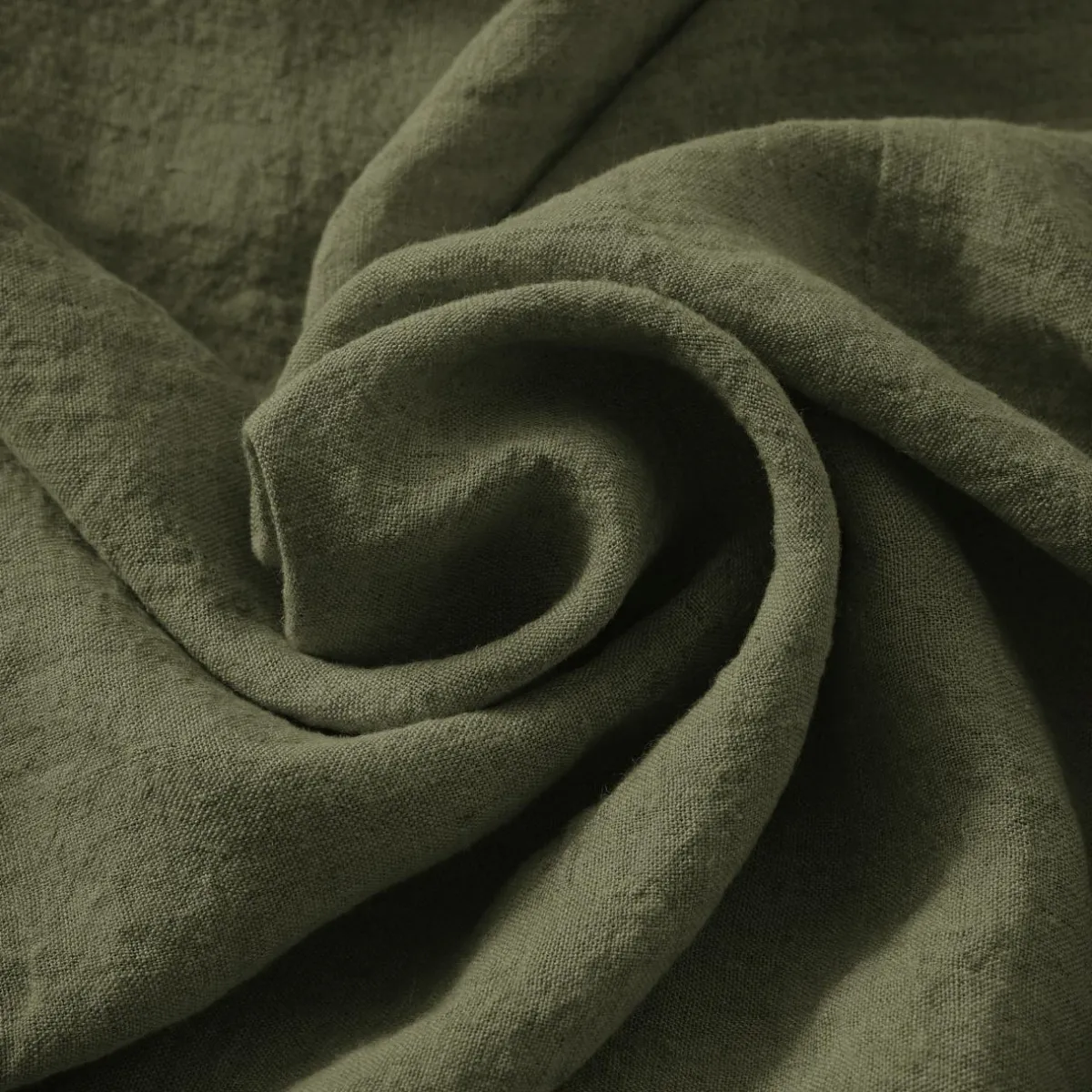 EMINZA Nappe rectangulaire lin lavé (170 x 250 cm) Louise Vert romarin Sale