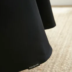 EMINZA Nappe ronde anti tache (180 cm) Elise e Noir Best