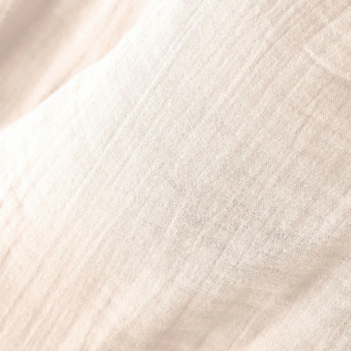 EMINZA Nappe ronde gaze de coton (180 cm) Gaïa Rose poudré Discount