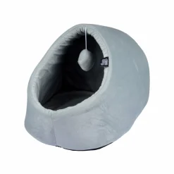 LOVE STORY Niche d'intérieur avec jouet pour chat Sweet L35 cm Gris clair Hot