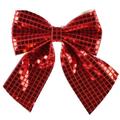KAEMINGK Noeud de Noël (H24 cm) Disco Rouge Sale