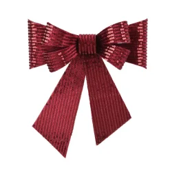 KAEMINGK Noeud de Noël (H25 cm) Réveillon festif Rouge Discount