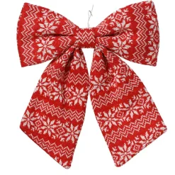 KAEMINGK Noeud de Noël (H32 cm) Tradition et blanc Rouge Best