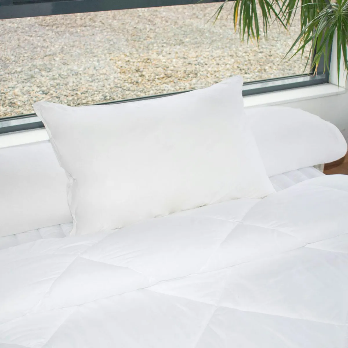 BLEU CALIN Oreiller rectangulaire ajustable (50 x 70 cm) Mémoire de forme Blanc Clearance