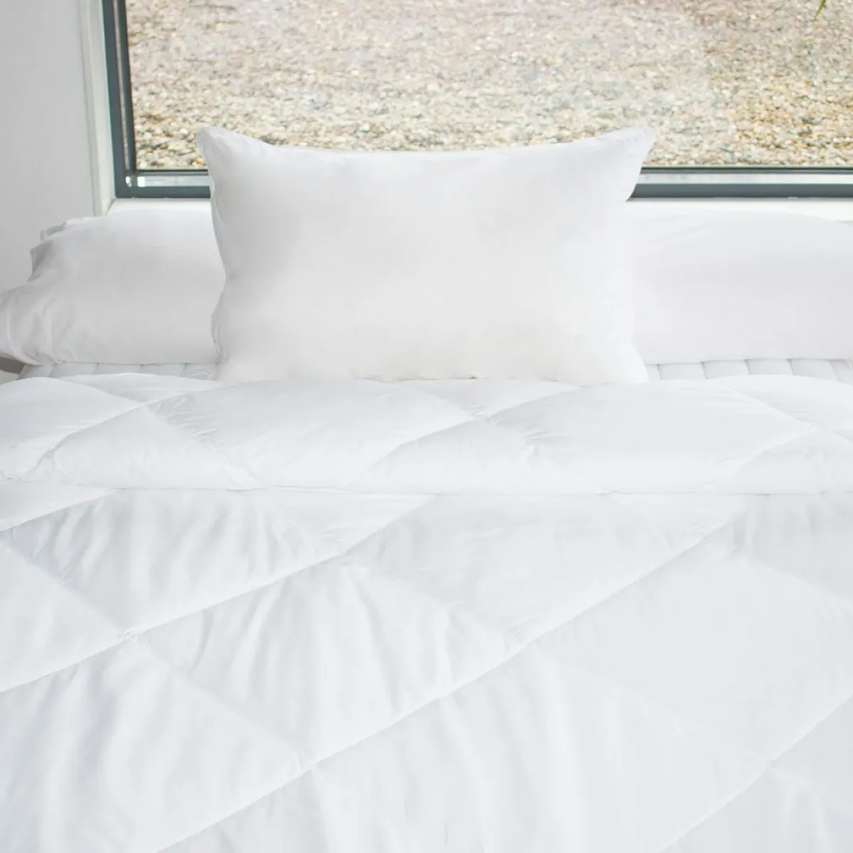 BLEU CALIN Oreiller rectangulaire ajustable (50 x 70 cm) Mémoire de forme Blanc Clearance