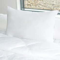 BLEU CALIN Oreiller rectangulaire ferme (50 x 70 cm) Alaska Blanc New